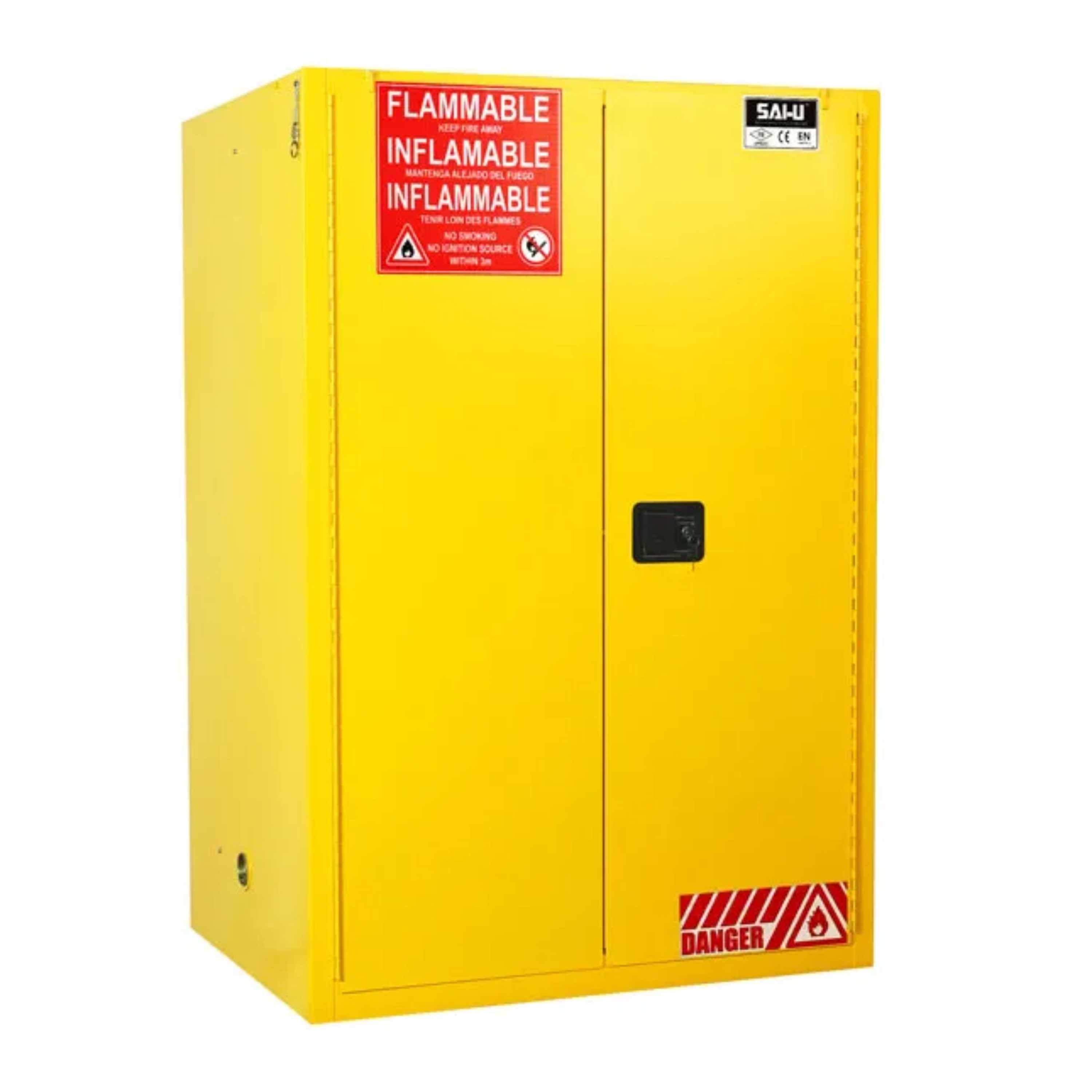 SAI-U® 90 Gallon, Self Close, 2 shelves, Flammable Liquids Safety Storage Cabinet
