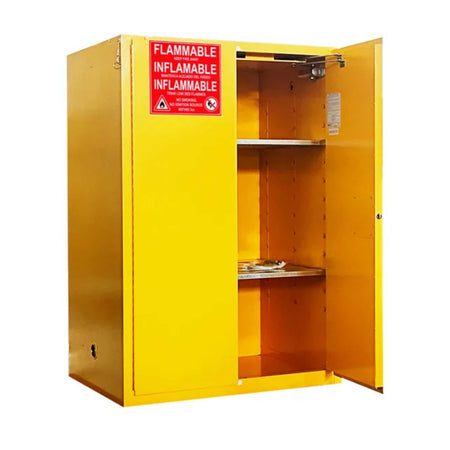 SAI-U® 90 Gallon, Self Close, 2 shelves, Flammable Liquids Safety Storage Cabinet