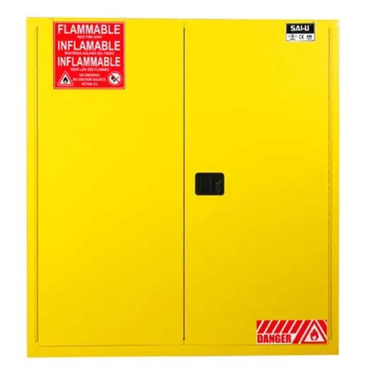 SAI-U® 110 Gallon, Self Close, 1 shelf, Drum Safety Storage Cabinet (Self-closing door)