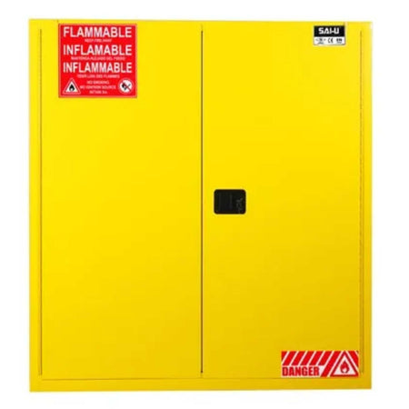 SAI-U® 110 Gallon, Self Close, 1 shelf, Drum Safety Storage Cabinet (Self-closing door)