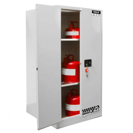 SAI-U® 45 Gallon, Double Door Strong Corrosive Chemical Storage Cabinet (PP cabinet)