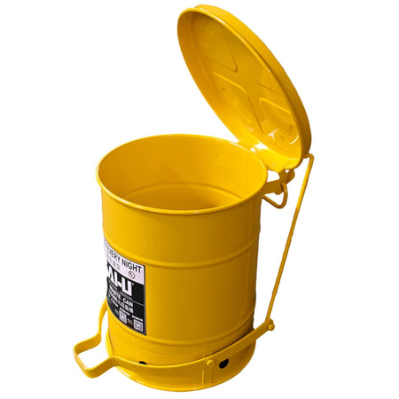 SAI-U® 21 Gallon, Yellow Oily Waste Can  (Pedal Opening Type)