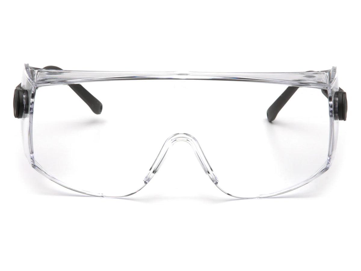 PYRAMEX Over the Spectacle Defiant® Jumbo Safety Glasses, PK of 12 - MSE Supplies LLC