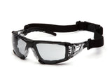 PYRAMEX Sealed Fyxate™ Foam Padded Safety Glasses, PK of 12 - MSE Supplies LLC