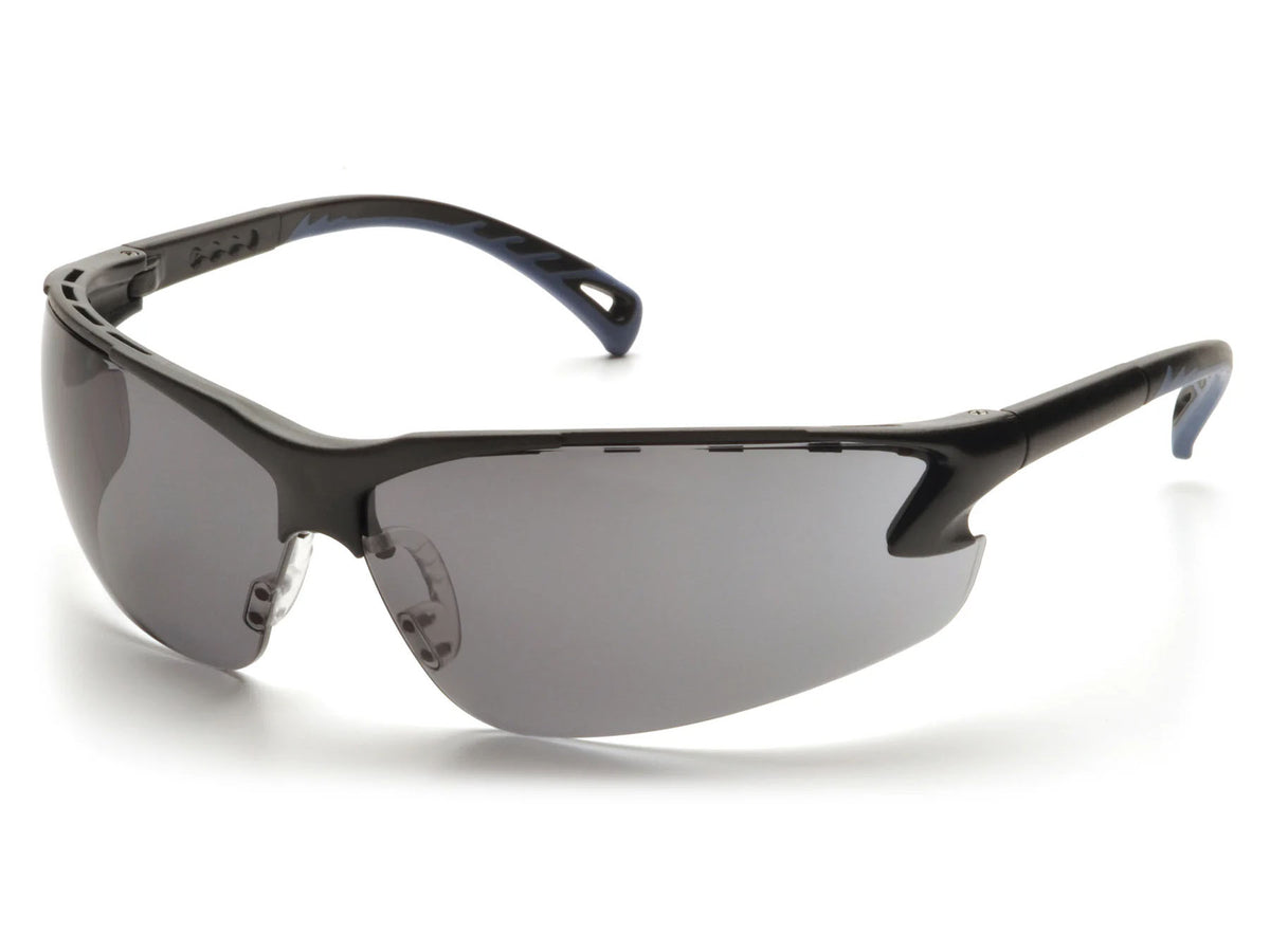 PYRAMEX Half Frame Venture 3® Safety Glasses, PK of 12 - MSE Supplies LLC