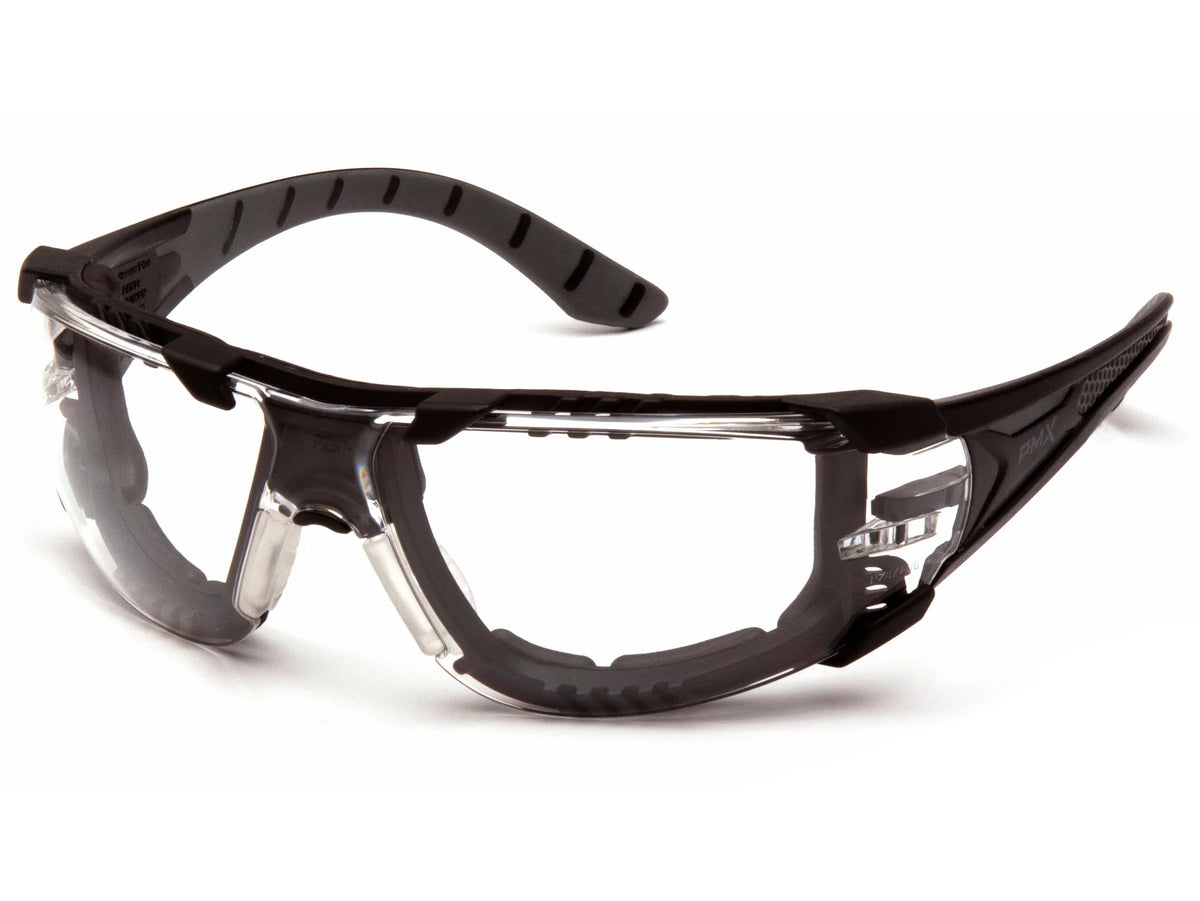 PYRAMEX Frameless Endeavor® Plus Foam Padded Safety Glasses, PK of 12 - MSE Supplies LLC