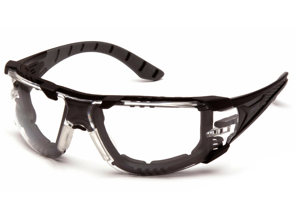 PYRAMEX Frameless Endeavor® Plus Foam Padded Safety Glasses, PK of 12 - MSE Supplies LLC