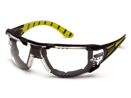 PYRAMEX Frameless Endeavor® Plus Foam Padded Safety Glasses, PK of 12 - MSE Supplies LLC