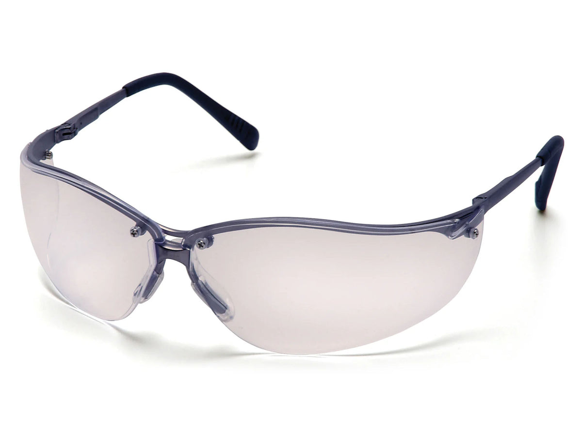 PYRAMEX Half Frame V2® Metal Safety Glasses, PK of 12 - MSE Supplies LLC