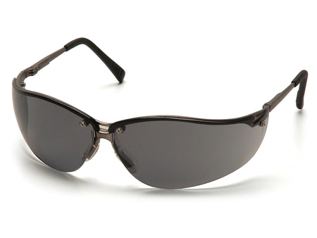 PYRAMEX Half Frame V2® Metal Safety Glasses, PK of 12 - MSE Supplies LLC