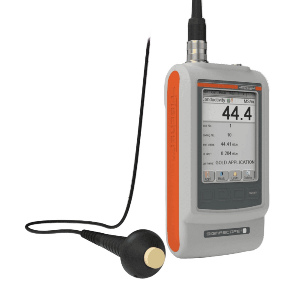 Fischer SIGMASCOPE® SMP350 Measurement of Electrical Conductivity of N ...