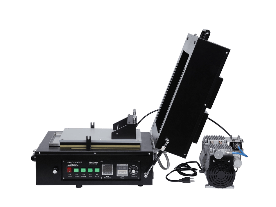 Lab Benchtop Automatic Film Coater with Vacuum Top and Bottom Heating, 100x300mm Coating Area, Battery Equipment, MSE Supplies LLC, MSE Supplies