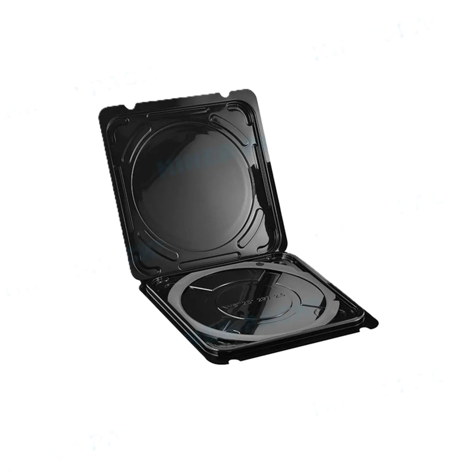 Hiner-pack® 8-inch Vacuum-Formed Flex Frame Single Wafer Shipper - Black PET - Wafer Carrier Cases - Hiner-pack® - MSE Supplies