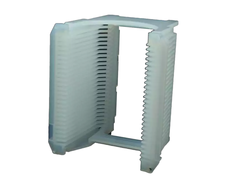 MSE PRO 2 inch Diameter 25 Wafers Carrier Box for Wafer Cleaning, PFA, Wafer Carrier Cases, MSE Supplies LLC, MSE Supplies