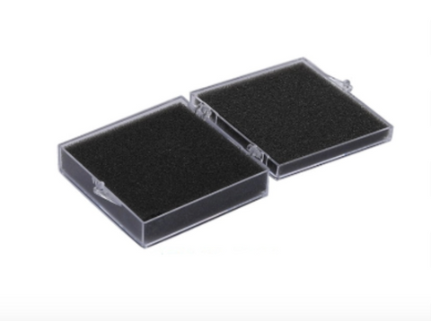 MSE PRO Foam Box (68x68x22 mm) for Delicate Materials Storage (Pack of 12), Wafer Carrier Cases, MSE Supplies LLC, MSE Supplies
