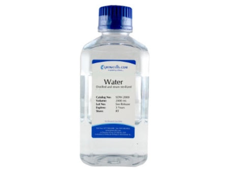 Growcells Water - Sterile, Distilled and Autoclaved, Reagents, Growcells, MSE Supplies