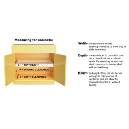 Scientific Plastic Spill Tray, 12"X12"X2"