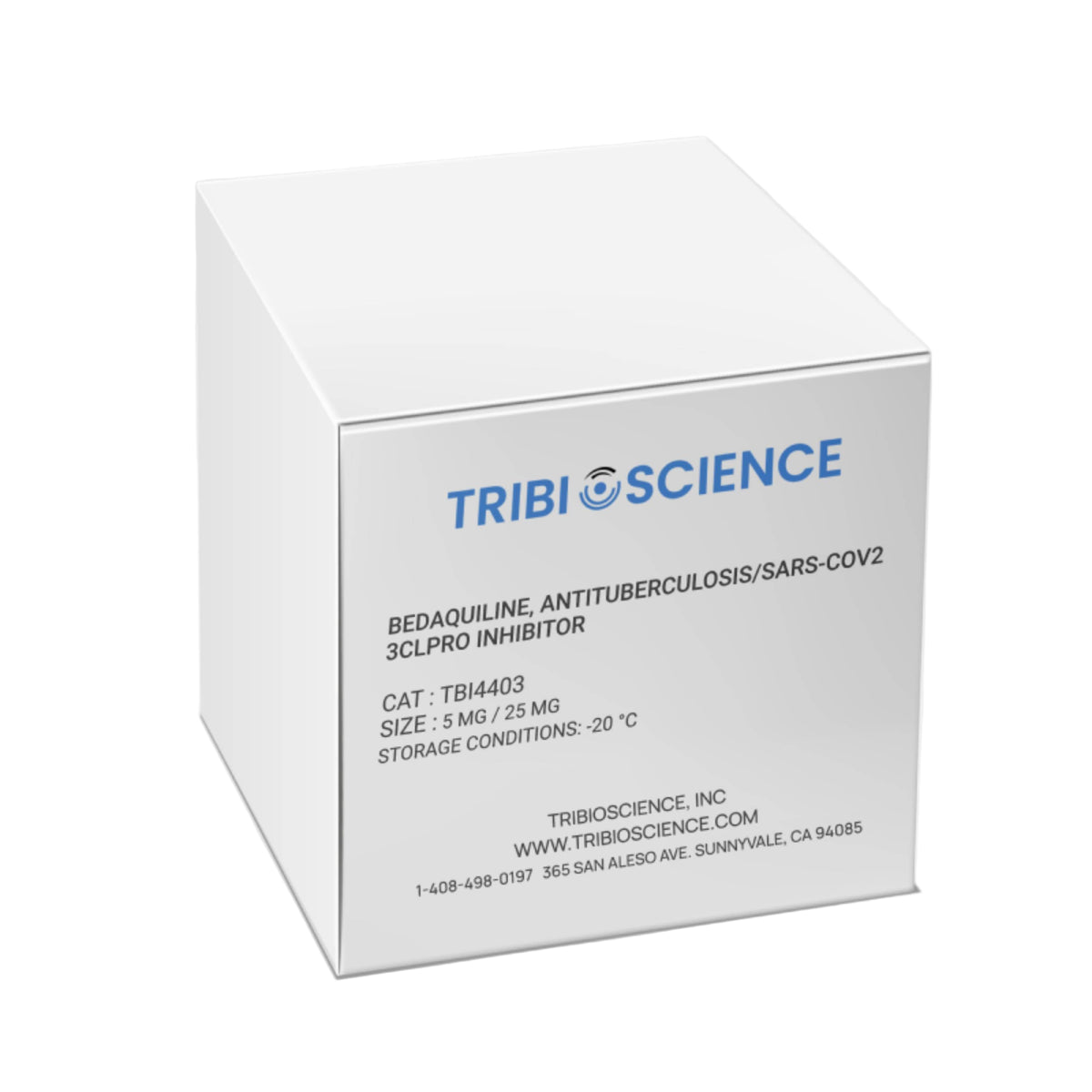 Tribioscience Bedaquiline, Antituberculosis/SARS-CoV2 3CLpro Inhibitor (TBI4403)