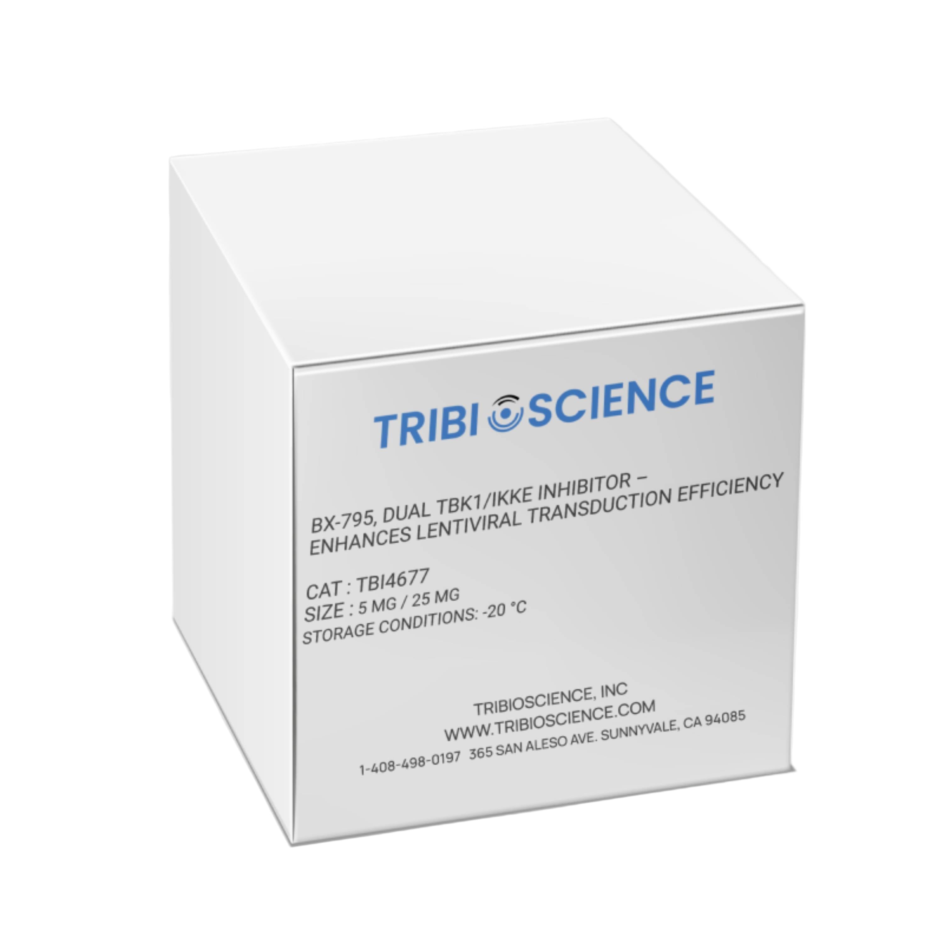 Tribioscience BX-795, Dual TBK1/IKKε Inhibitor – Enhances Lentiviral Transduction Efficiency (TBI4677)