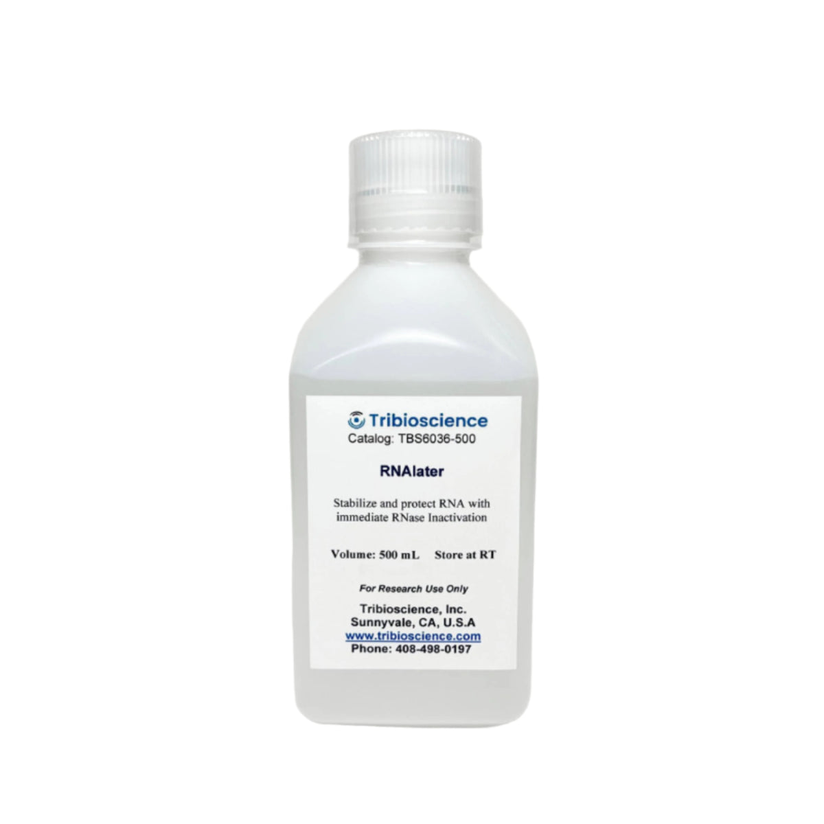 Tribioscience RNAlater Protect Solution. Stabilize and protect RNA quality (TBS6036)