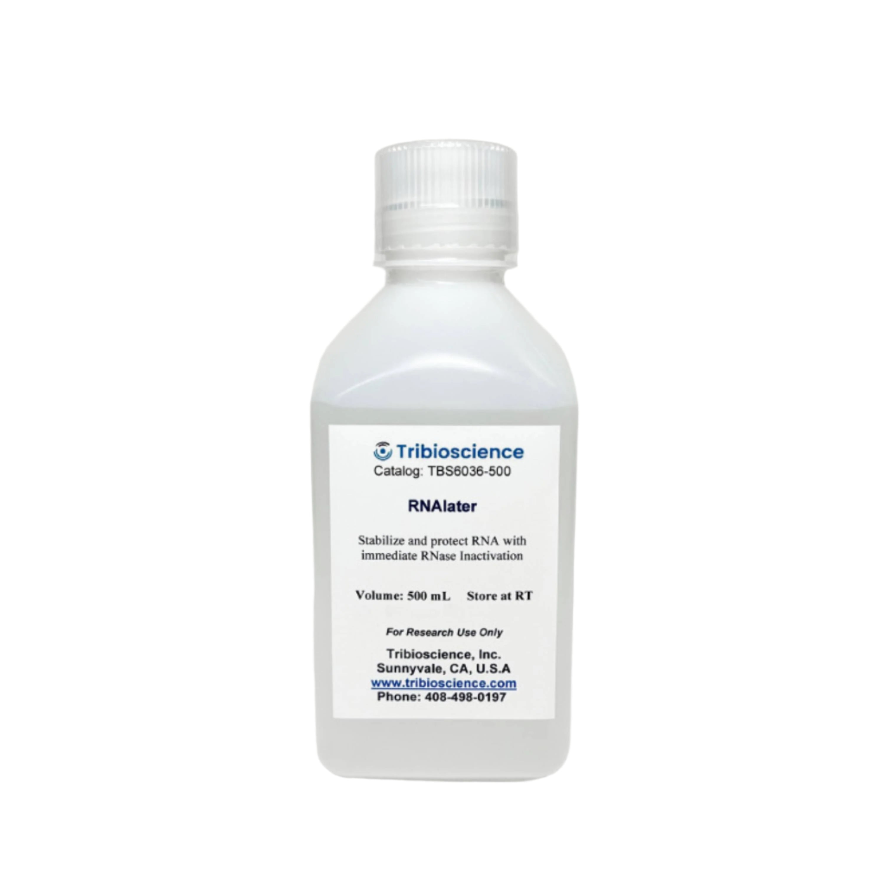 Tribioscience RNAlater Protect Solution. Stabilize and protect RNA quality (TBS6036)