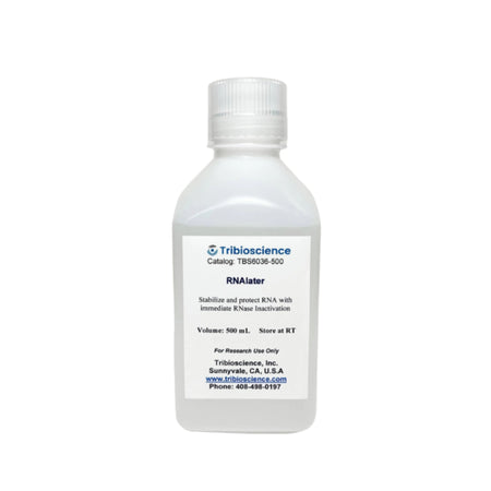 Tribioscience RNAlater Protect Solution. Stabilize and protect RNA quality (TBS6036)