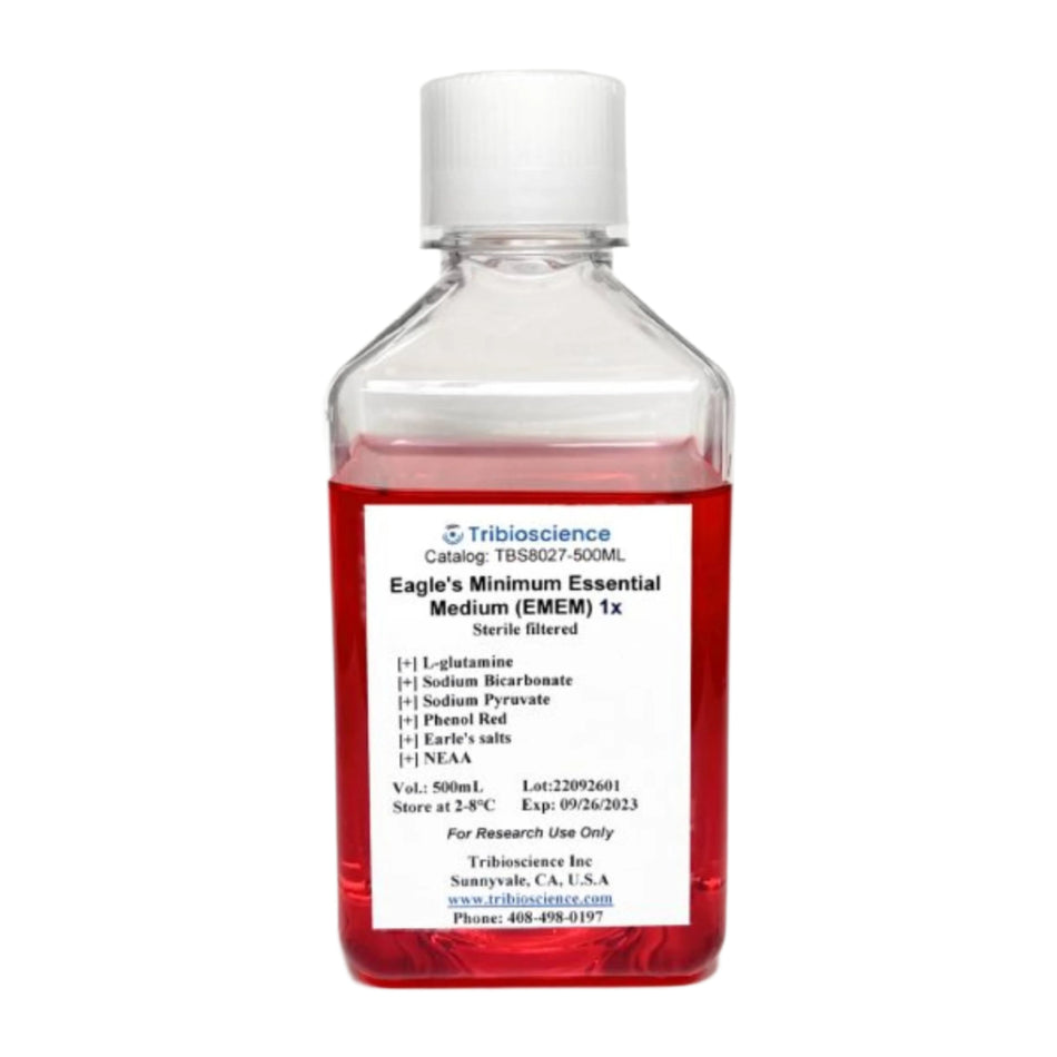 Tribioscience Eagle’s Minimum Essential Medium (EMEM) with L-Glutamine, Phenol Red, 1x (TBS8027)