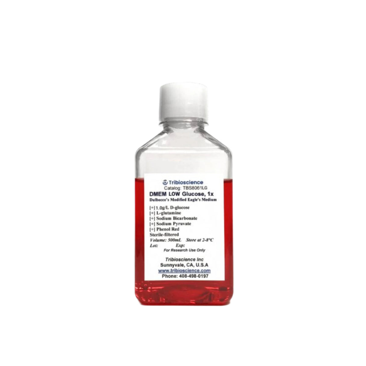 Tribioscience DMEM, Low Glucose, Pyruvate (TBS8061LG)