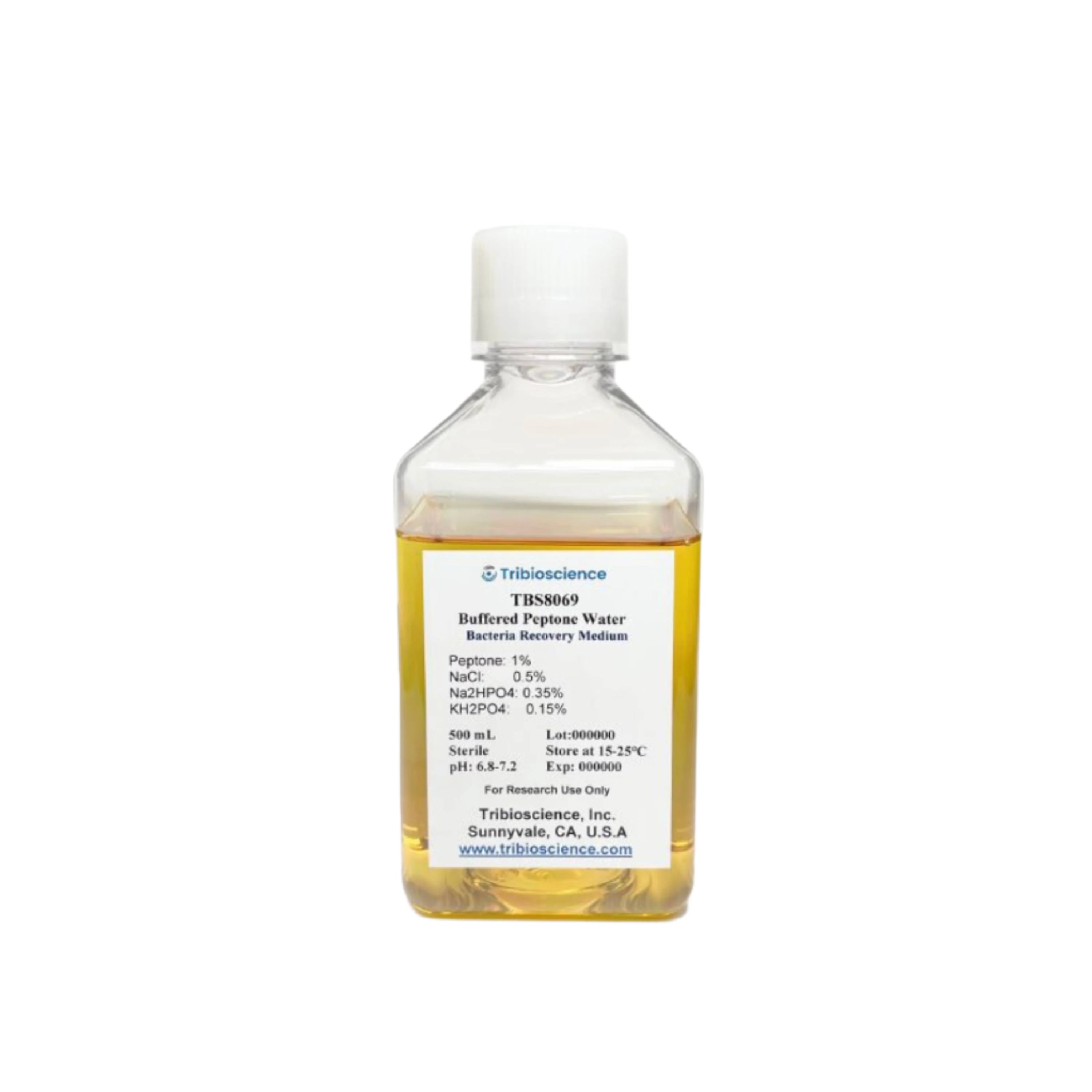 Tribioscience Buffered Peptone Water (BPW) (TBS8069) – MSE Supplies