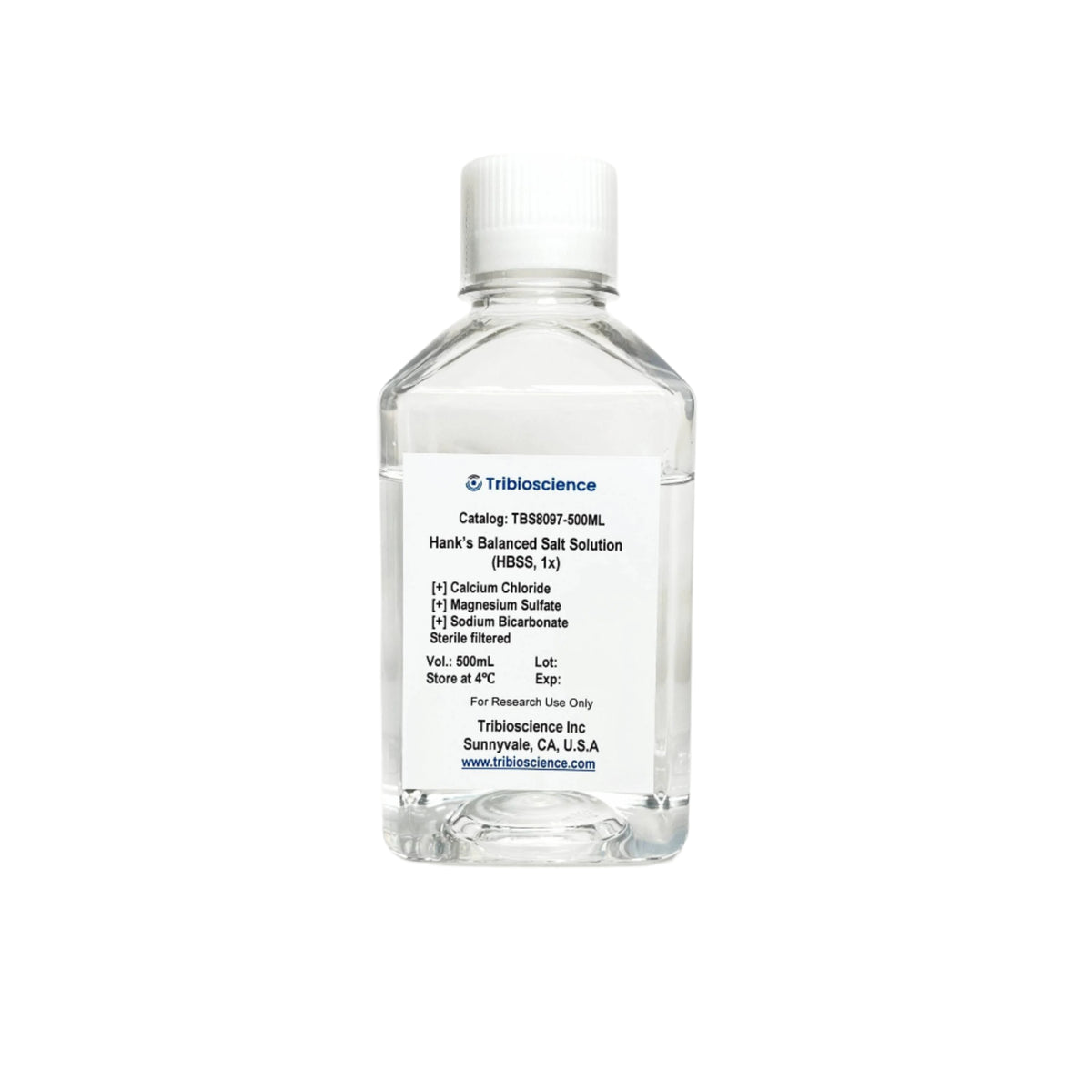 Tribioscience Hanks’ Balanced Salt Solution (HBSS) (Sterile, Tissue Culture Grade) (TBS8097)