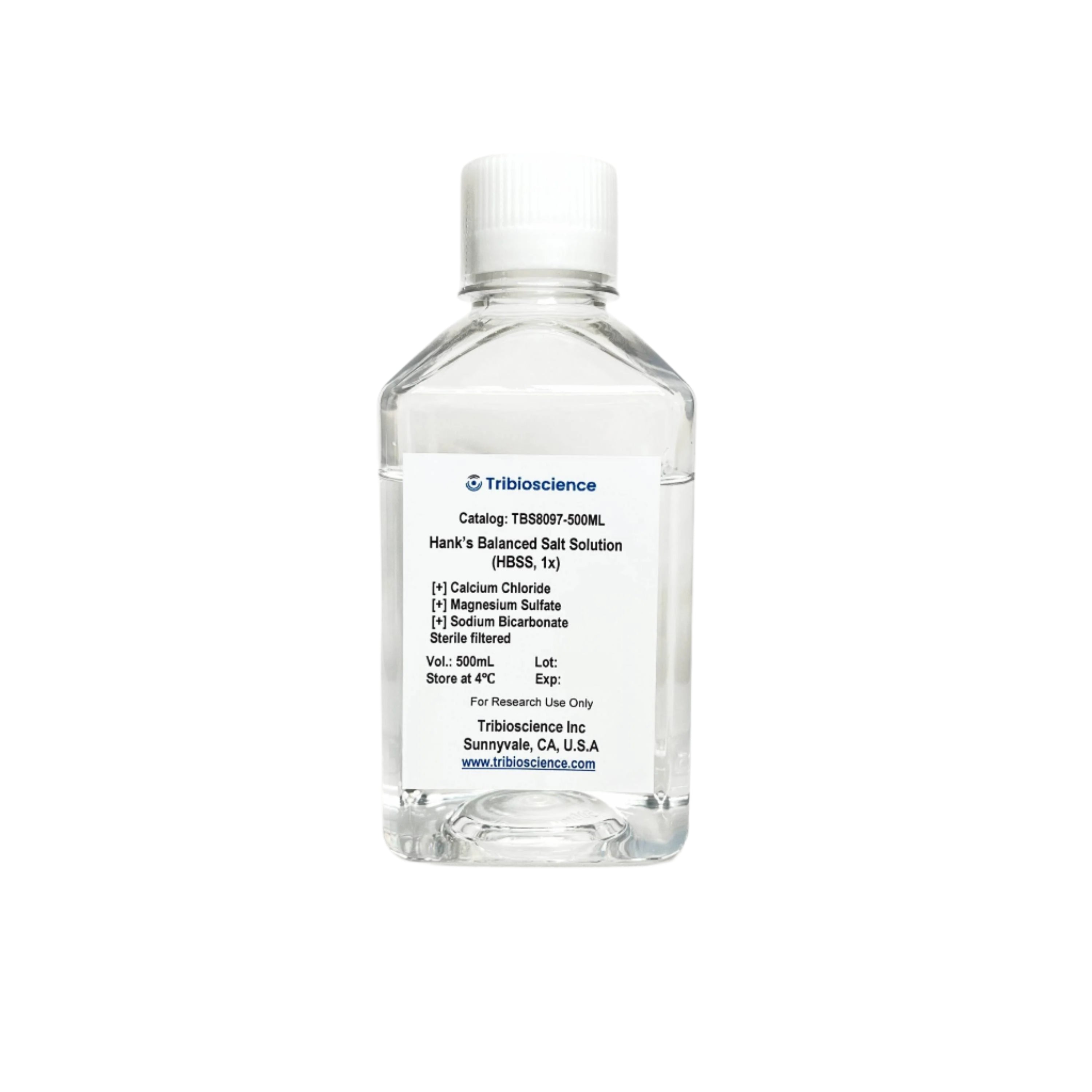 Tribioscience Hanks’ Balanced Salt Solution (HBSS) (Sterile, Tissue Culture Grade) (TBS8097)