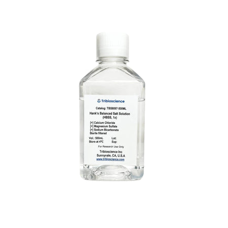 Tribioscience Hanks’ Balanced Salt Solution (HBSS) (Sterile, Tissue Culture Grade) (TBS8097)