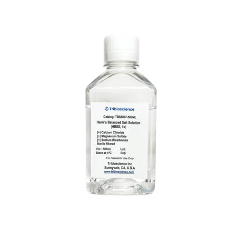 Tribioscience Hanks’ Balanced Salt Solution (HBSS) (Sterile, Tissue Culture Grade) (TBS8097)