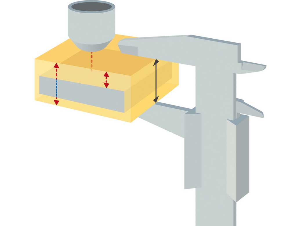 Kern Ultrasonic Thickness Gauge External TN GOLD 80, Measuring Instruments and Sensors, Kern, MSE Supplies