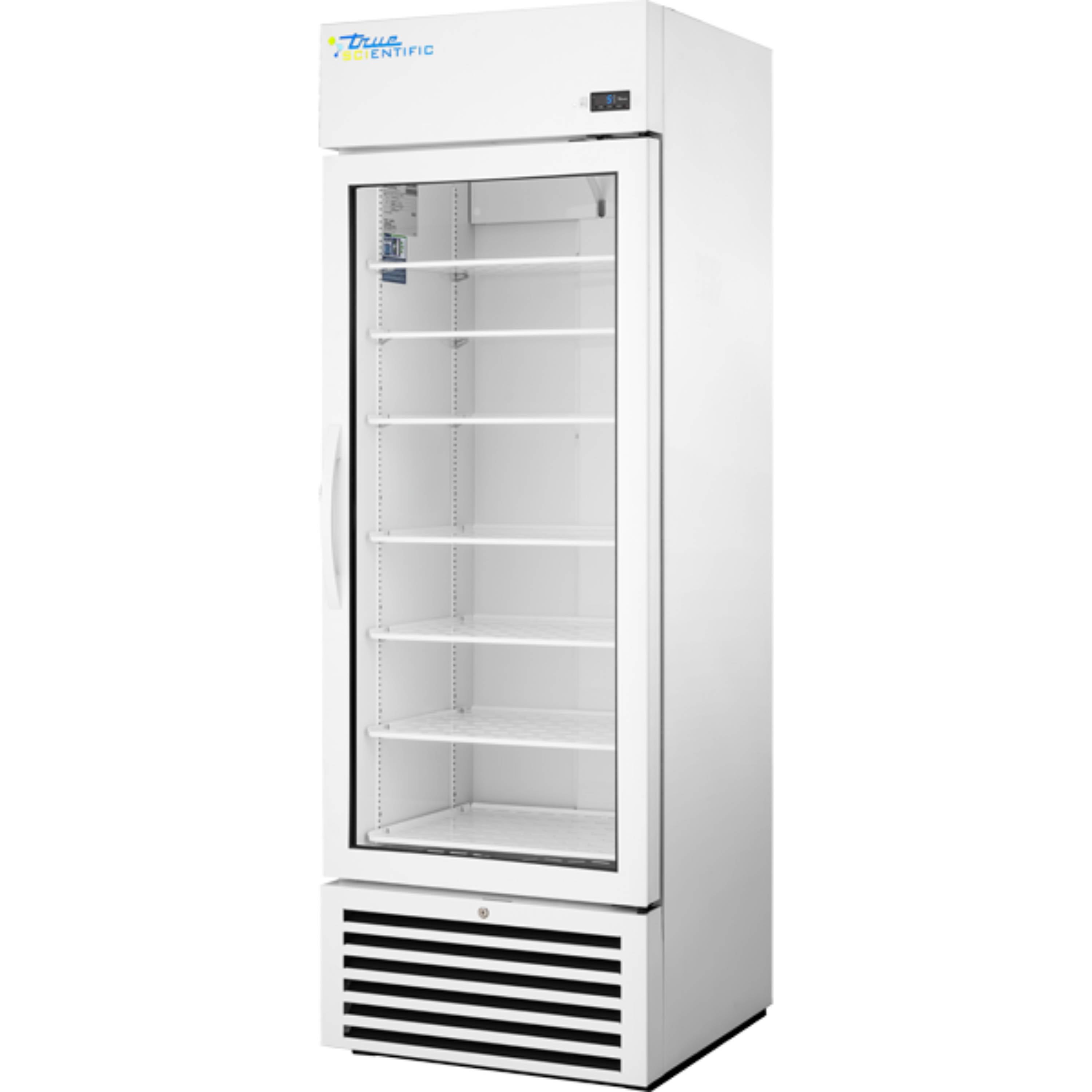 True Scientific 437.8 Liters (15.46 Cu Ft) Capacity Glass Door Pharmacy Refrigerator, 115 V