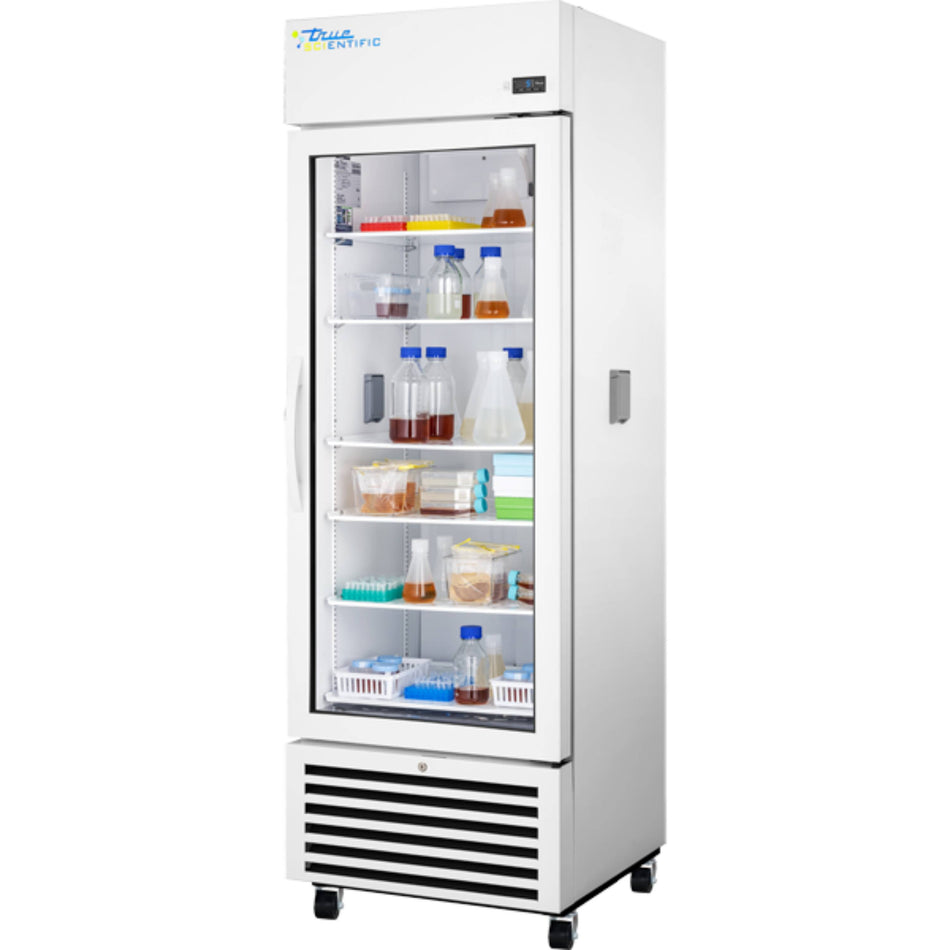 True Scientific 437.8 Liters (15.46 Cu Ft) Capacity Glass Door Laboratory Refrigerator, 115 V