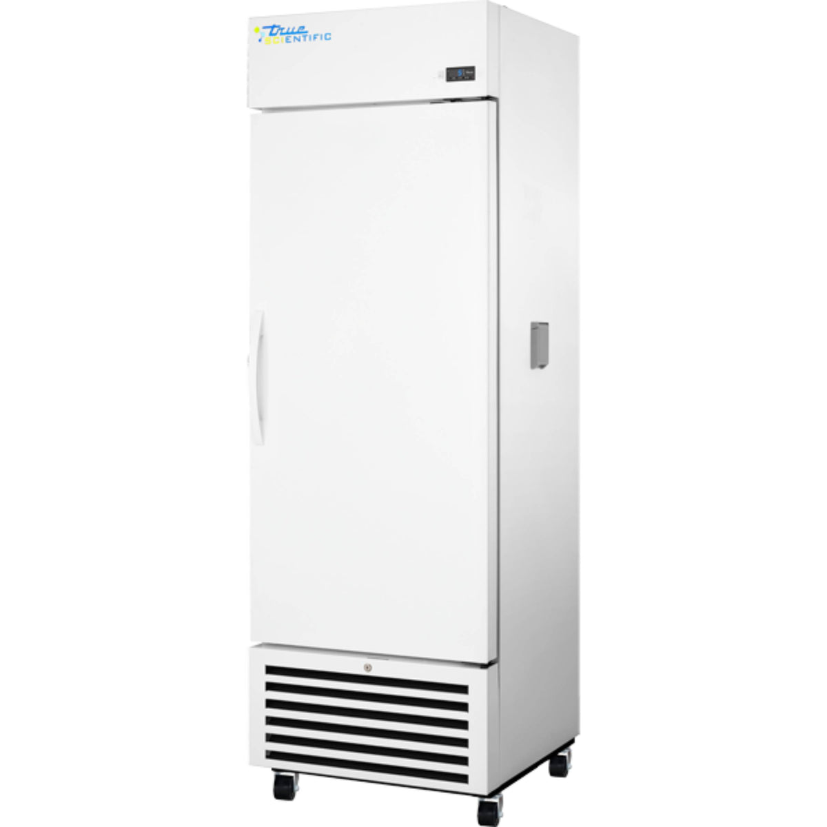 True Scientific 437.8 Liters (15.46 Cu Ft) Capacity Solid Door Chromatography Refrigerator, 115 V Half Depth Shelves w/mast