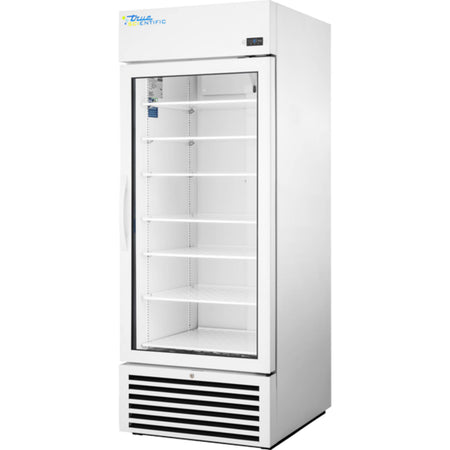 True Scientific 626.6 Liters (22.13 Cu Ft) Capacity Glass Door Pharmacy Refrigerator, Swing Glass Door, 115 V