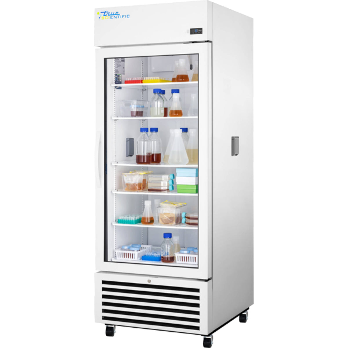 True Scientific 626.6 Liters (22.13 Cu Ft) Capacity Glass Door Laboratory Refrigerator, 115 V