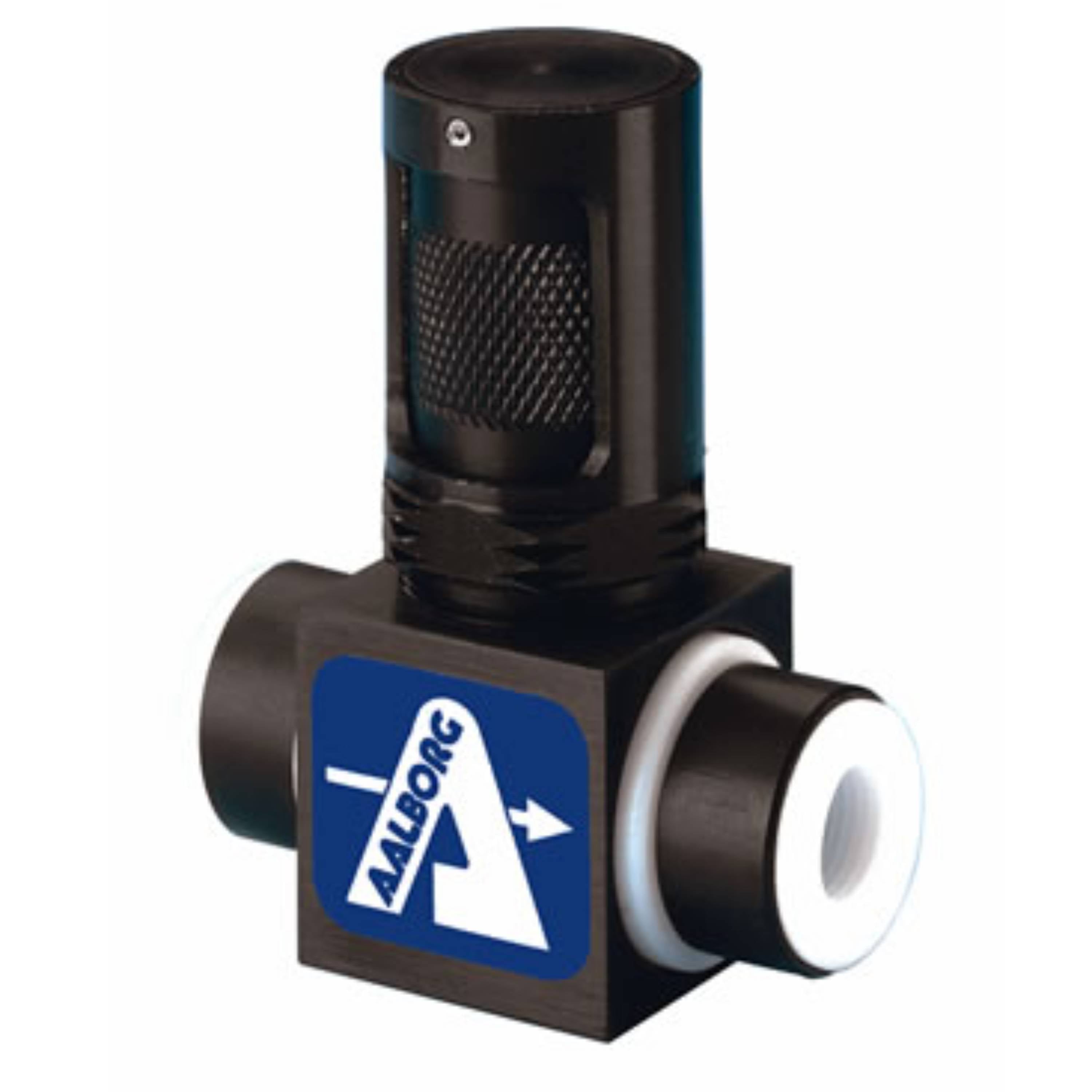 Aalborg High Resolution Valve #1 Ptfe 180 Degree Aluminum Glass Nipple