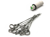 Tantalum wire clip with septum plug, (10 pcs) - MSE Supplies LLC