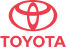 Toyota logo on a transparent background