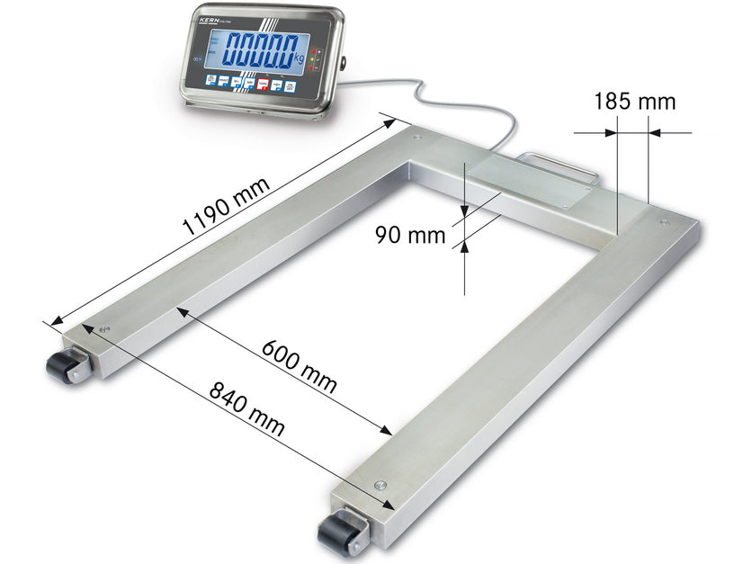 Kern Pallet Scale UFN 1.5T0.5IPM, Balances and Scales, Kern, MSE Supplies