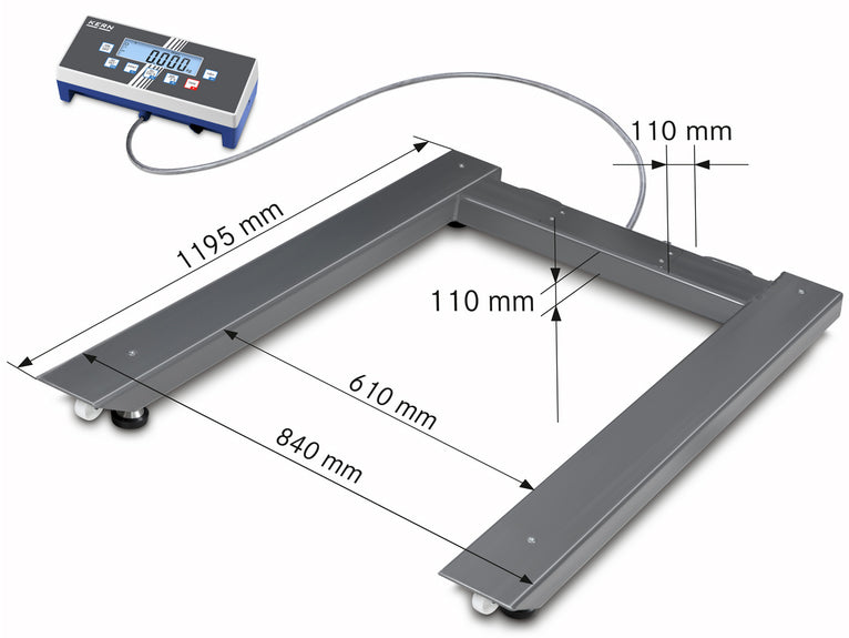 Kern Pallet Scale UID 1500K-1DM, Balances and Scales, Kern, MSE Supplies
