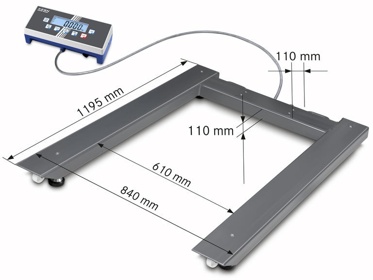 Kern Pallet Scale UID 1500K-1M, Balances and Scales, Kern, MSE Supplies