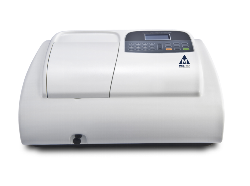 MSE PRO Single Beam UV/VIS Spectrophotometer, 190-1000/190-1100 nm, Laboratory Spectrometers and Spectrophotometers, MSE Supplies LLC, MSE Supplies