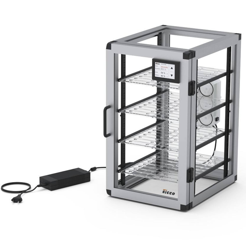 SICCO Control Star Desiccator  (W 310 mm × H 525 mm × D 375 mm  ) (PMMA/AL  )