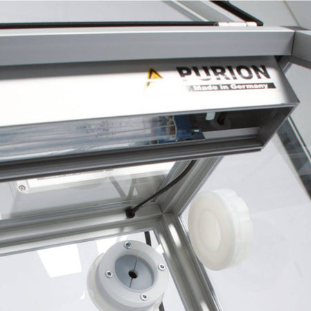 SICCO Glove Box Pure with Transfer Chamber (W 1210 × H 700 × D 600 mm) (PMMA/PE/AL)