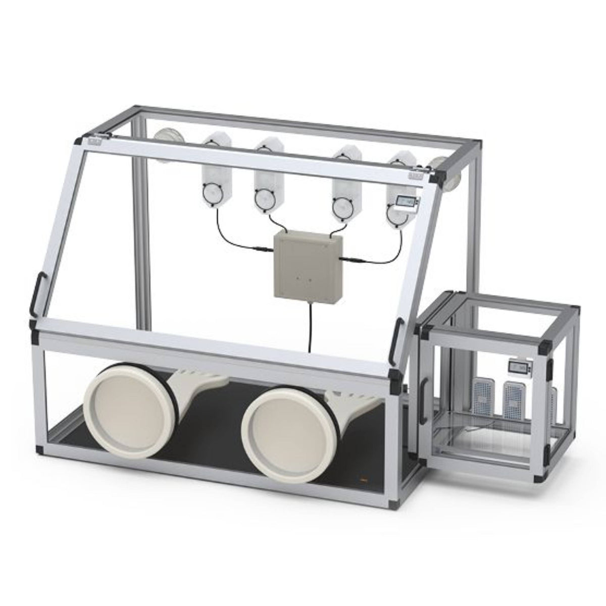 SICCO Auto Glove Box with Transfer Chamber (W 1210 mm × H 700 mm × D 600 mm) (PMMA/AL)