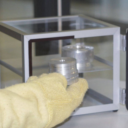 SICCO Mini Vitrum Desiccator (W 220 mm × H 183 mm × D 214 mm) (Glas/AL)